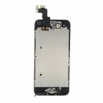 Replacement original iPhone 5s LCD with spareparts home button earphone camera etc black