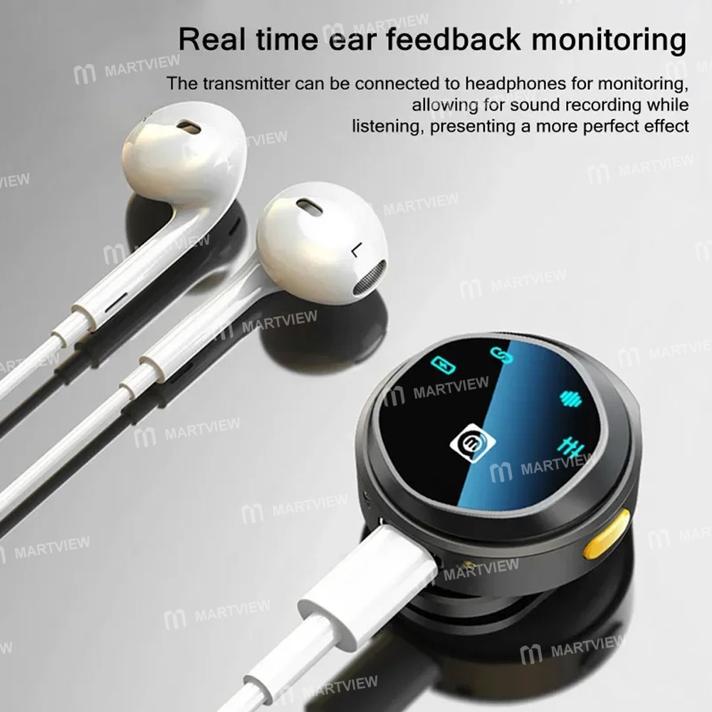 amaoe mic-a-bluetooth-wireless-magnetic-suction-button-collar-microphone-with-display-5