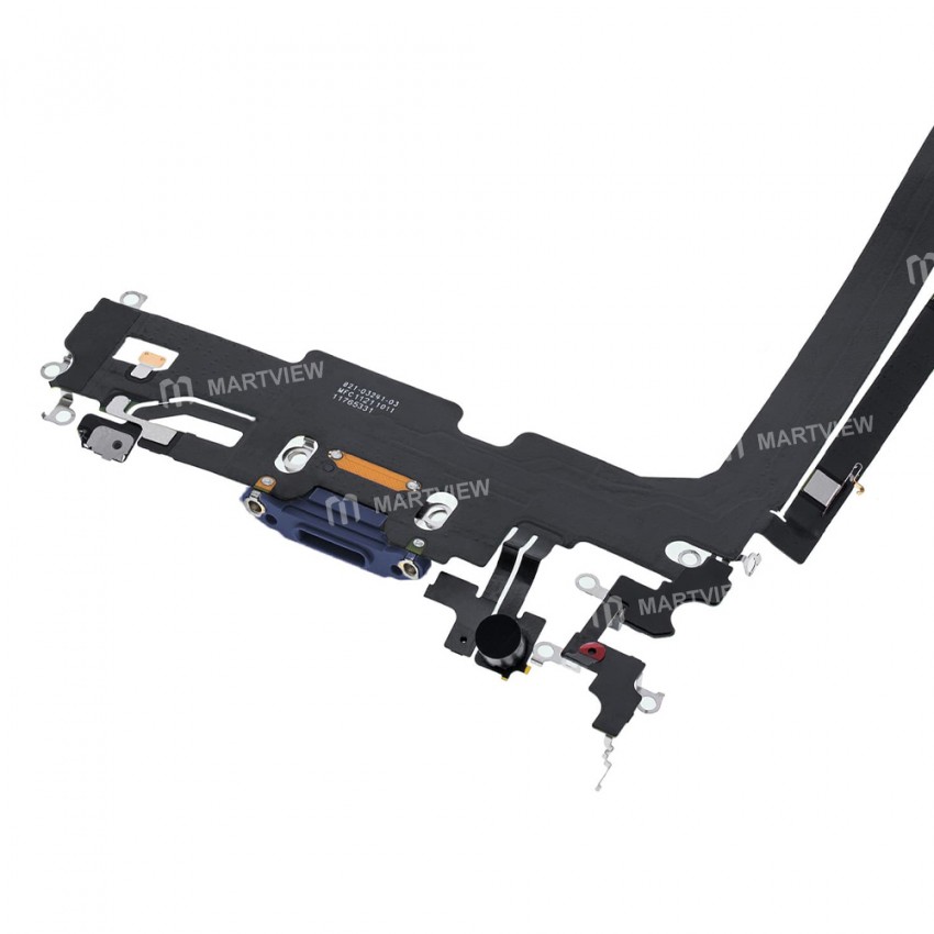 Replacement usb charging flex cable for iPhone 13 pro max blue