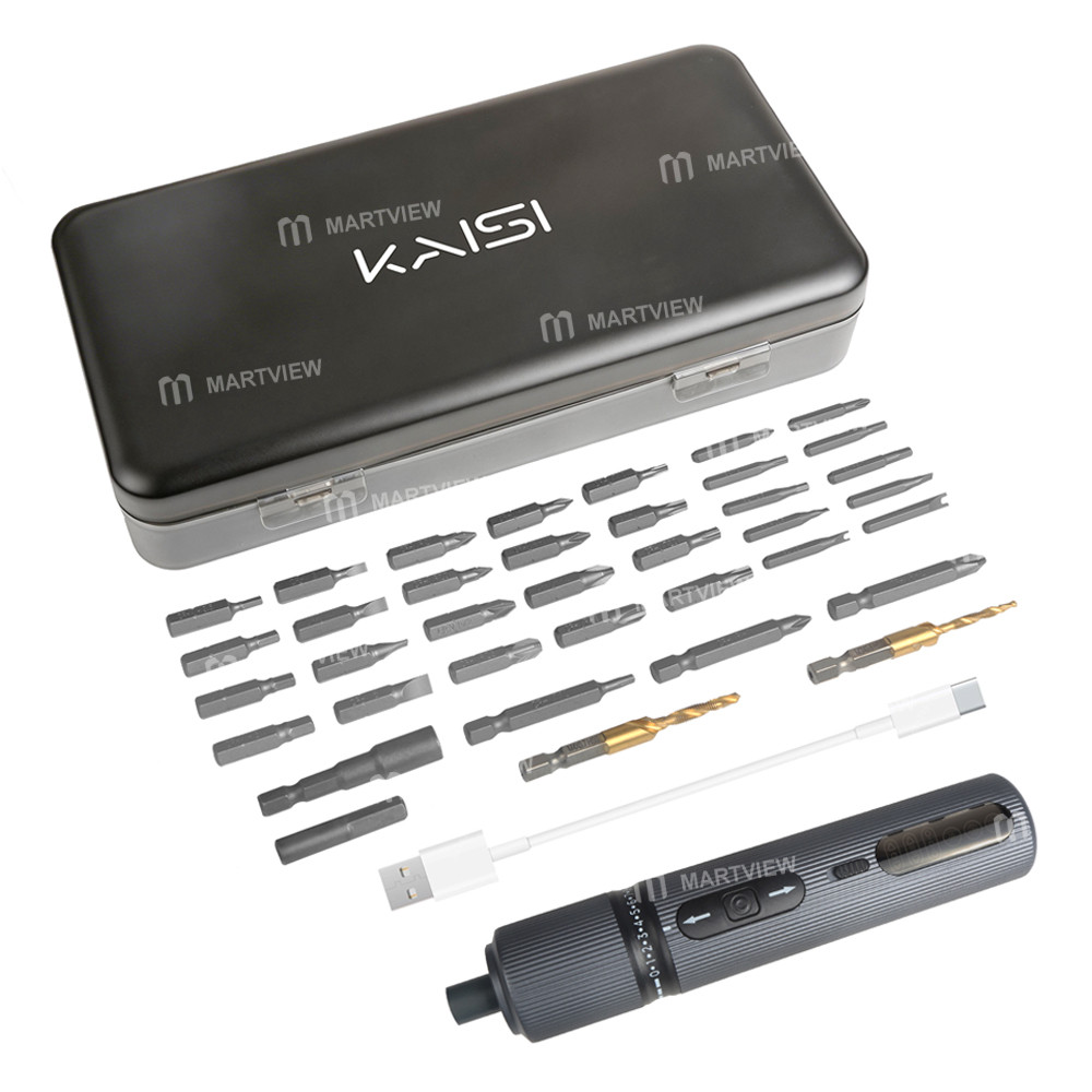 kaisi d359-37-in-1-rechargeable-torque-electric-screwdriver-set-for-dismantling-repairing-electronic
