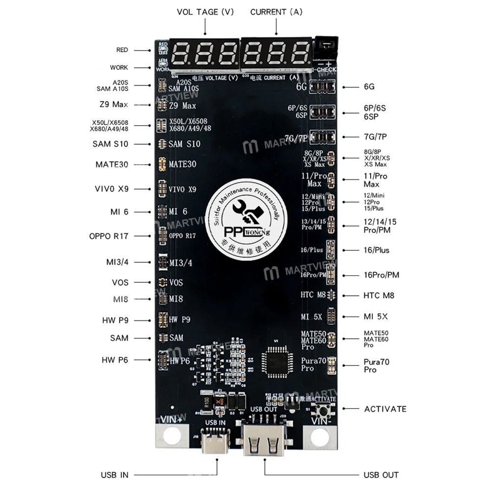 ppd w029-battery-activation-detection-board-for-iphone-6-to-16pro-max-android-4