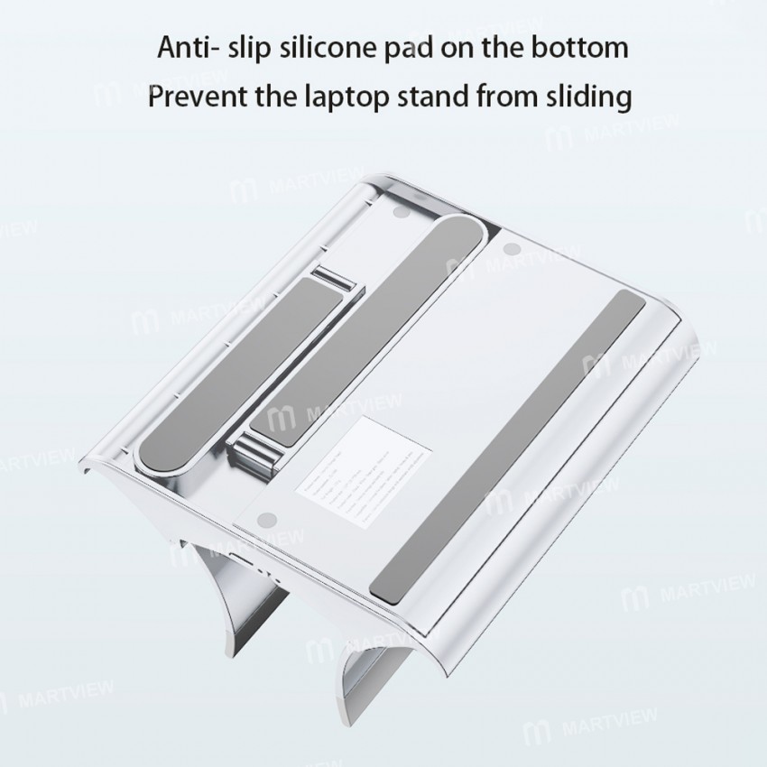 Heat Dissipation Non-slip Silicone Gravity Laptop Vertical Holder for MacBook/Surface/iPad