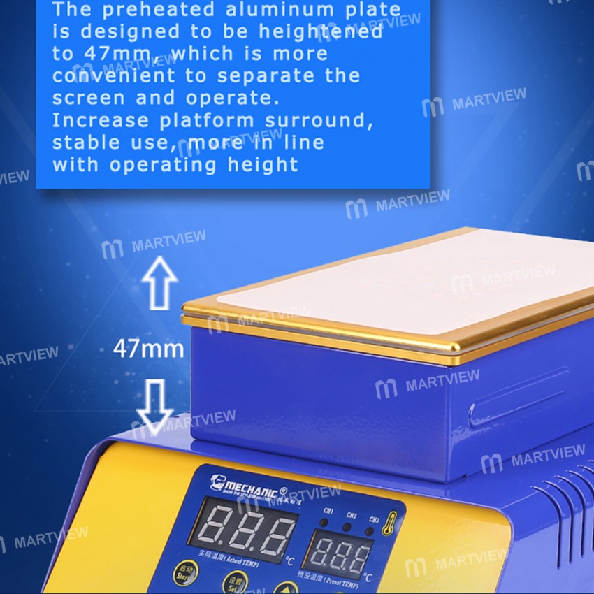 Mechanic MCN-1911 Built-in Vacuum Pump 7-inches LCD Touch Screen Separator Machine with Auto Sleep