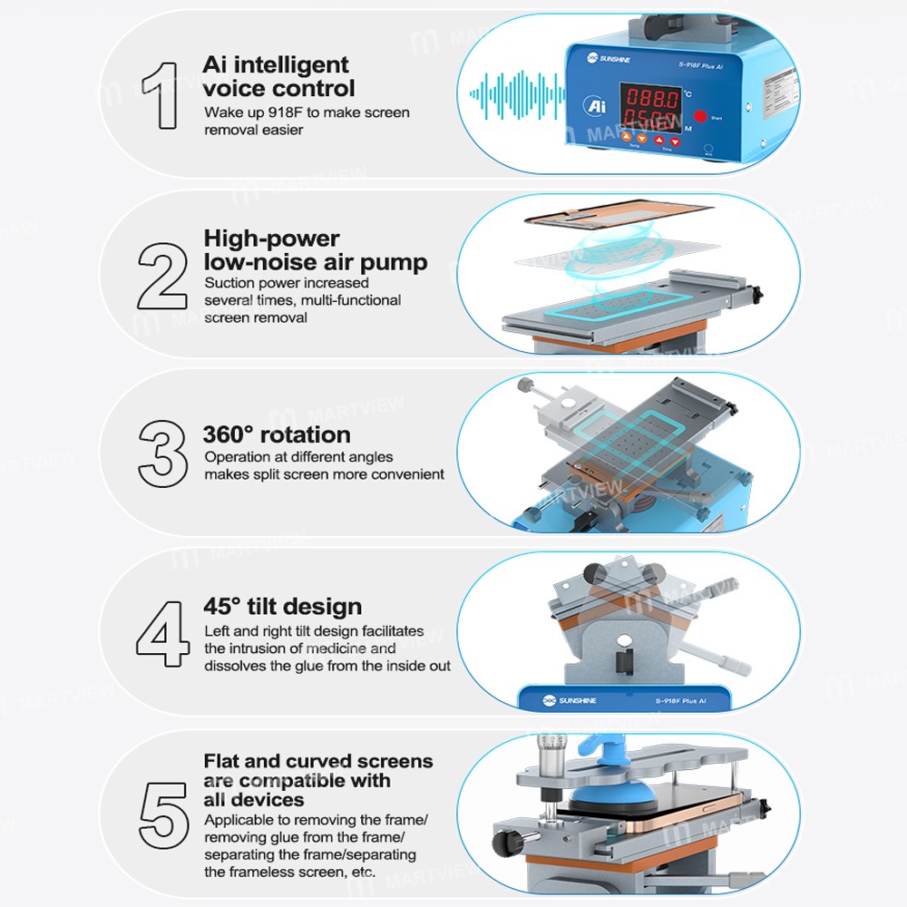 sunshine s-918f-plus-ai-360-rotation-ai-intelligent-voice-control-curved-screen-separator-5