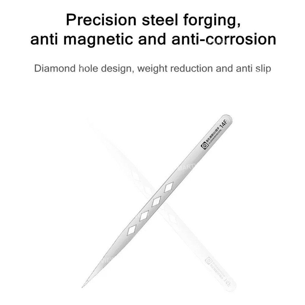 amaoe diamond-hole-stainless-steel-precision-flying-wire-tweezers-for-mobile-phone-repair-2