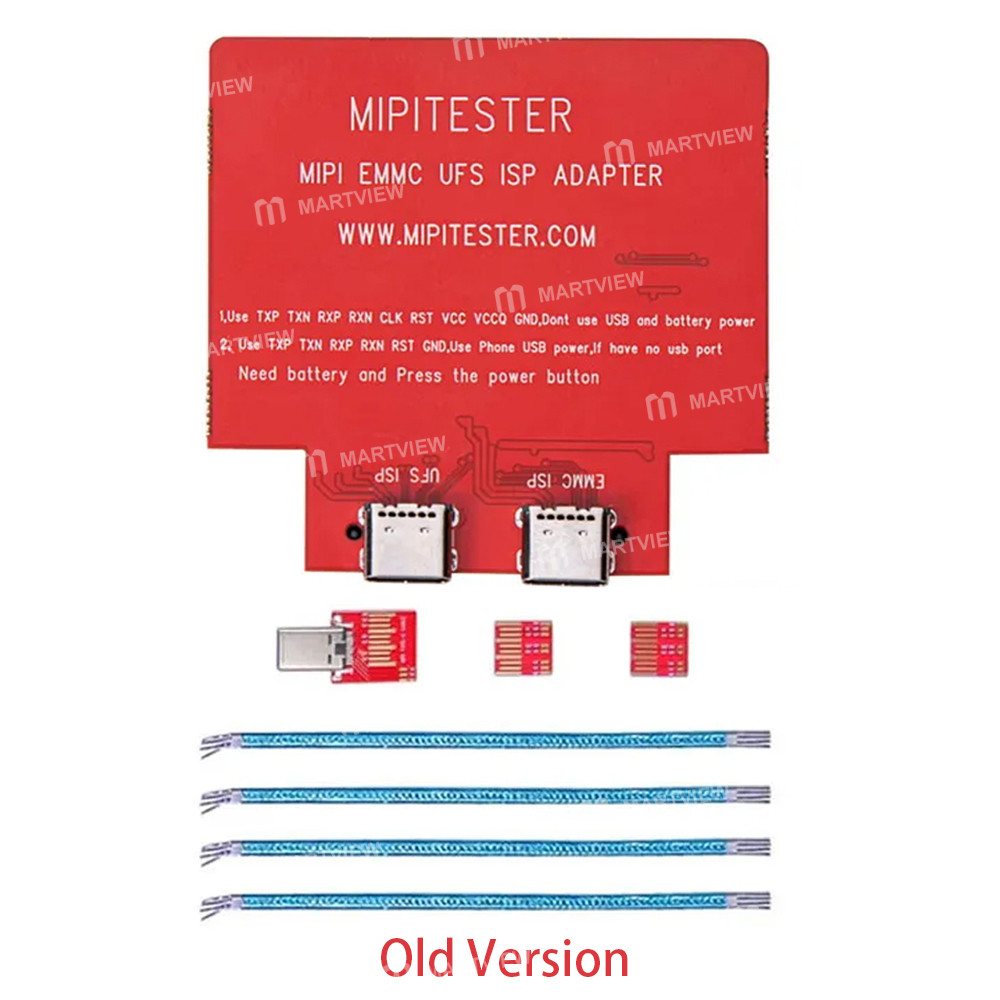 MiPiTester eMMC UFS ISP Adapter and Type-C Connection Kit for MiPi Tester Box Mini / Gear 2