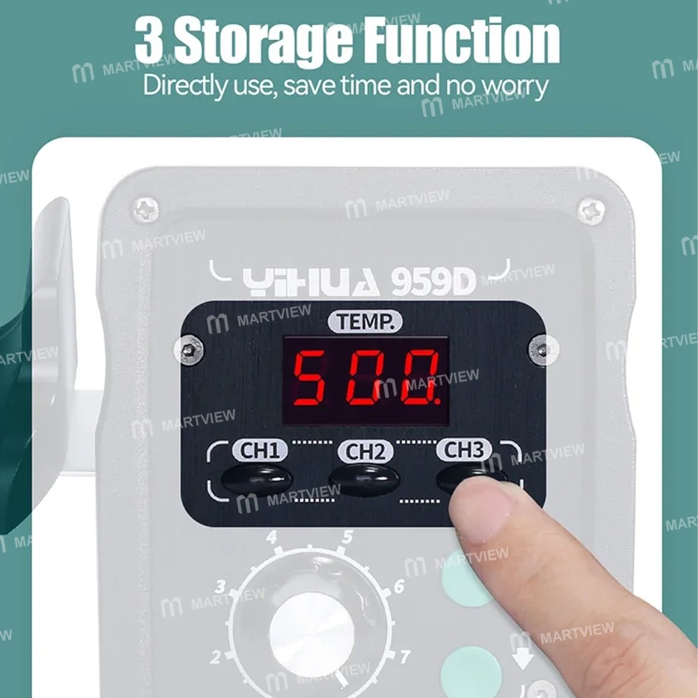 yihua 959d-700w-memory-storage-ultra-quiet-hot-air-gun-desoldering-station-9