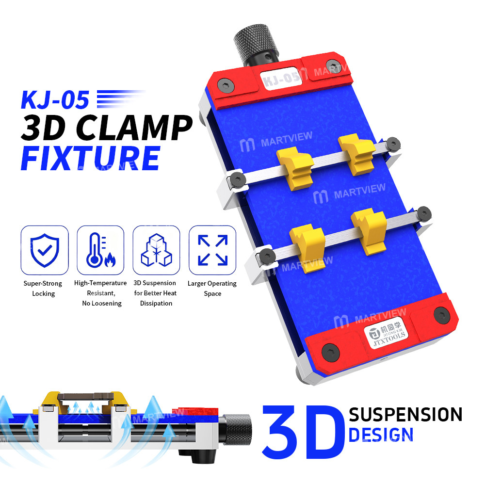 jtx kj-05-3d-suspension-design-heat-resistant-clamp-fixture-for-motherboard-repair-3
