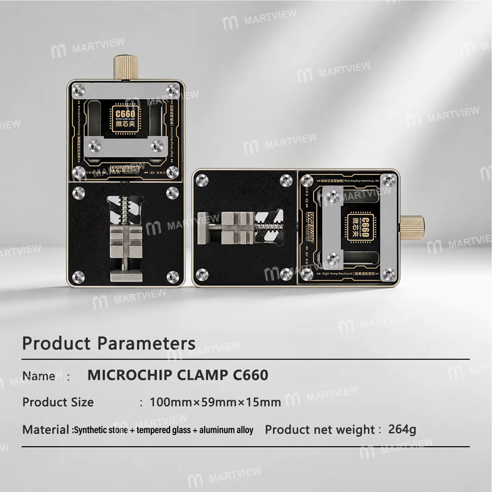 keguan c660-microchip-dual-structure-2-in-1-cpu-ic-chip-face-id-module-pcb-repair-fixture-6