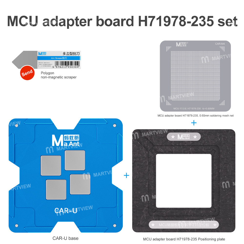 maant car-u-new-energy-vehicles-cpu-comprehensive-bga-reballing-stencil-tin-plating-platform-set-10