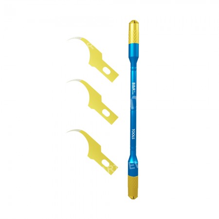 B&R C-04 3in1 Chip Dismantle BGA CPU Scraper Shovel Glue Pry Knife