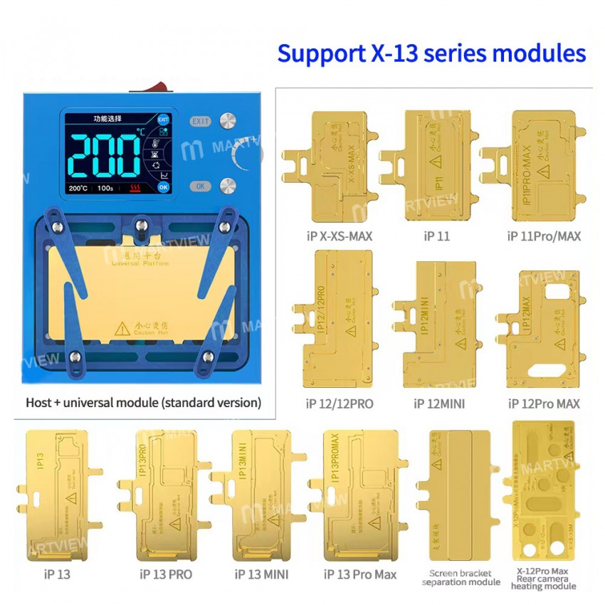 Aixun iHeater Pro Intelligent Heating Desoldering Station for iPhone X to 13Pro Max