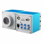 Kailiwei 614 14MP Auto Zoom CCD Industrial Electronic Trinocular Microscope Video Camera