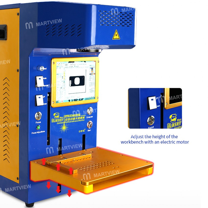 Mechanic iLaser Auto Laser LCD Screen Remover Back Glass Laser Separating Engraving Machine