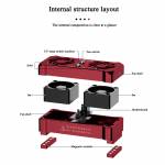 Multifunction UF-100 Cooling Fan X360 Motherboard Layered UV Curing Lamp Desoldering Station for iPh