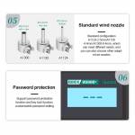 Quick 8686D+ 2-in-1 Soldering Iron Hot Air Gun Lead-free Smart Digital Display Rework Station