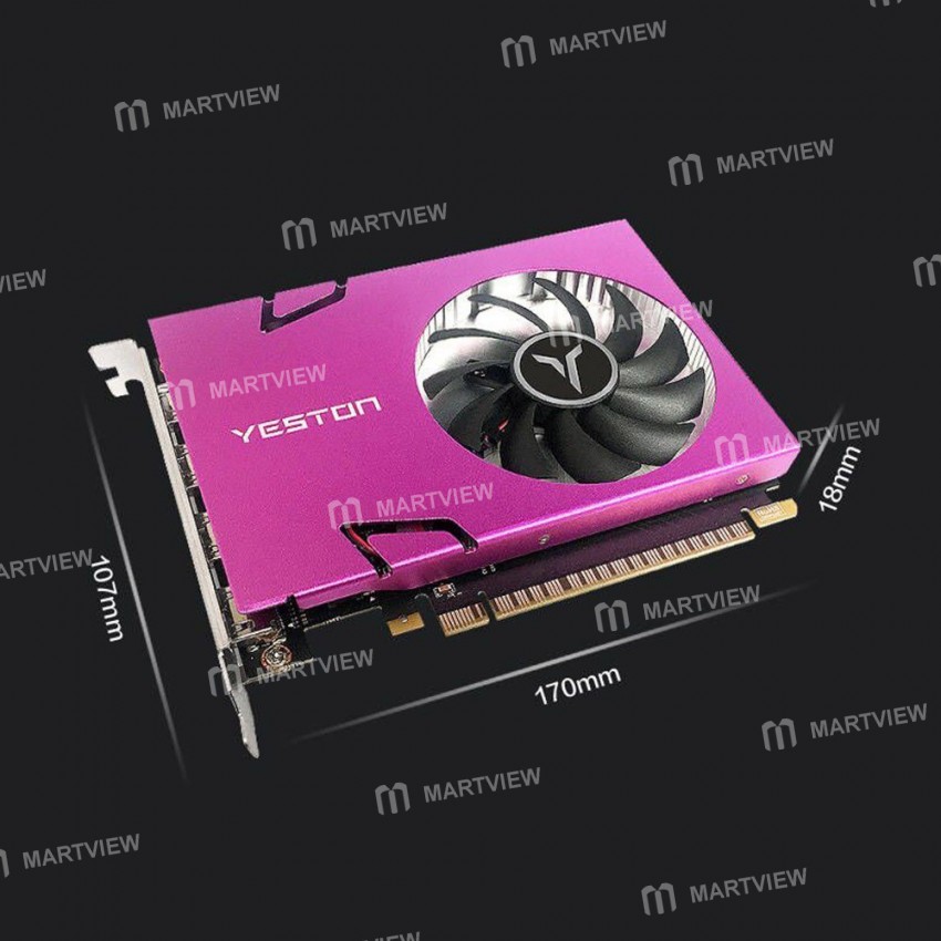 Yeston GT730-2G 4HD 4-Screen Graphics Card 2G / 128bit / DDR3 Memory Support Split Screen with 4 HD