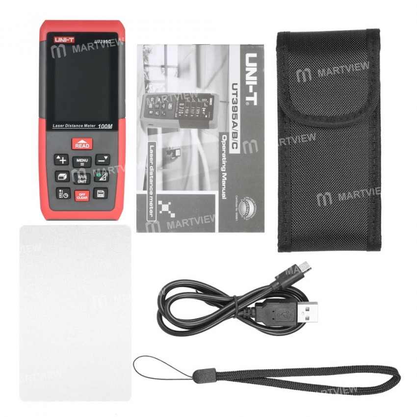 UNI-T UT395C 100M Range Finder Digital Rangefinder Professional Digital Distance Meters USB Measure