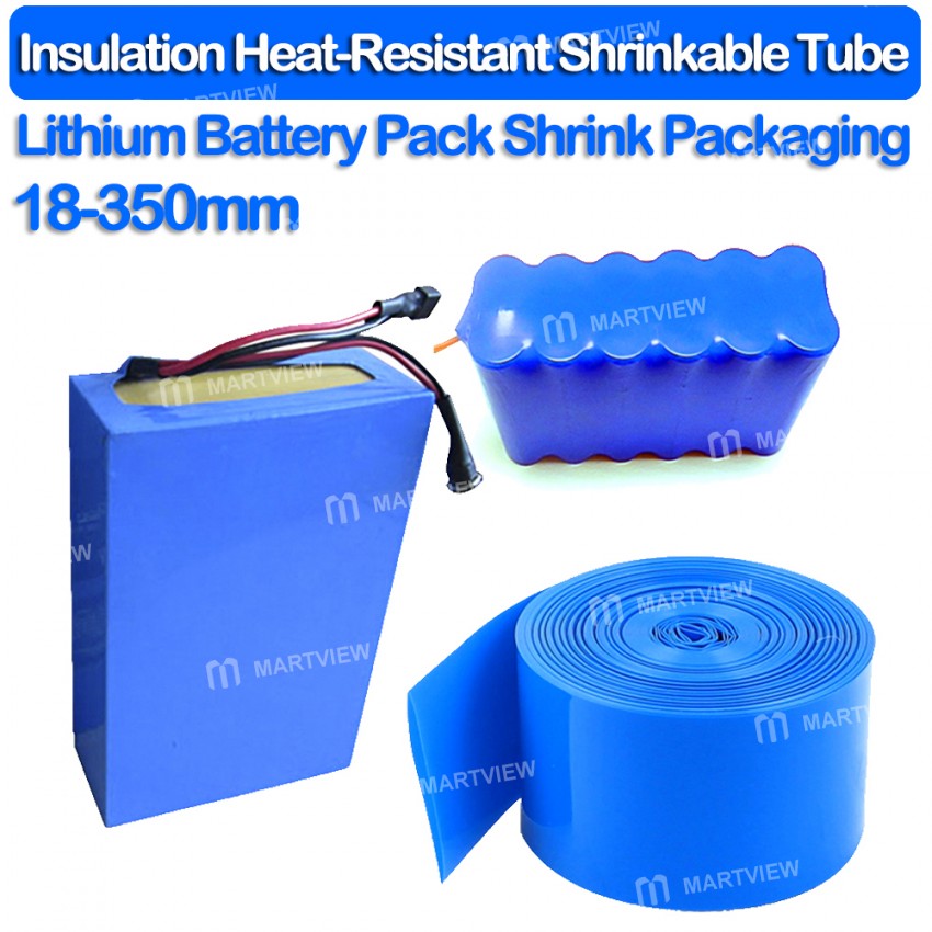2Meter Blue PVC Insulation Heat Shrink Tube for 18650 Battery Insulation Protection
