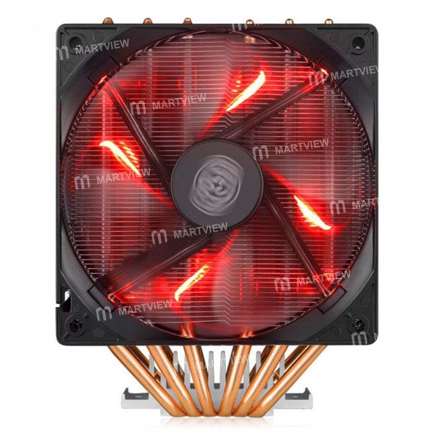 Cooler Master Blizzard T620 CPU Dual Tower 6 Heat Pipe Red Light Air-cooled Radiator for Desktop Com