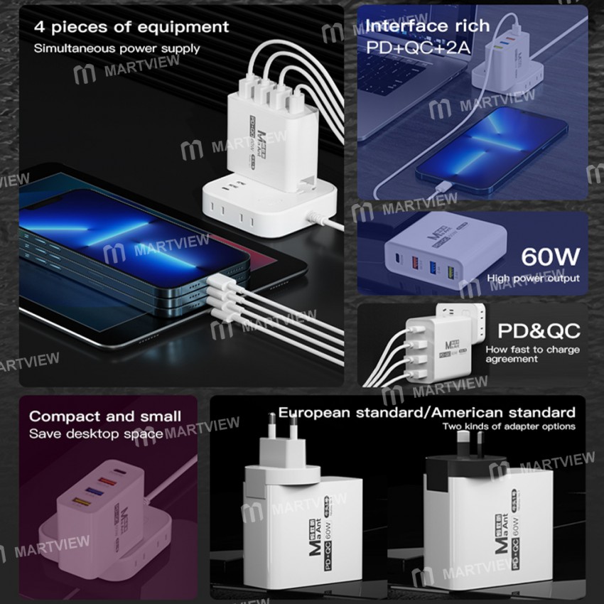 maant niutou-no1-pd-qc-60w-multifunctional-4-port-usb-intelligent-quick-charger-3