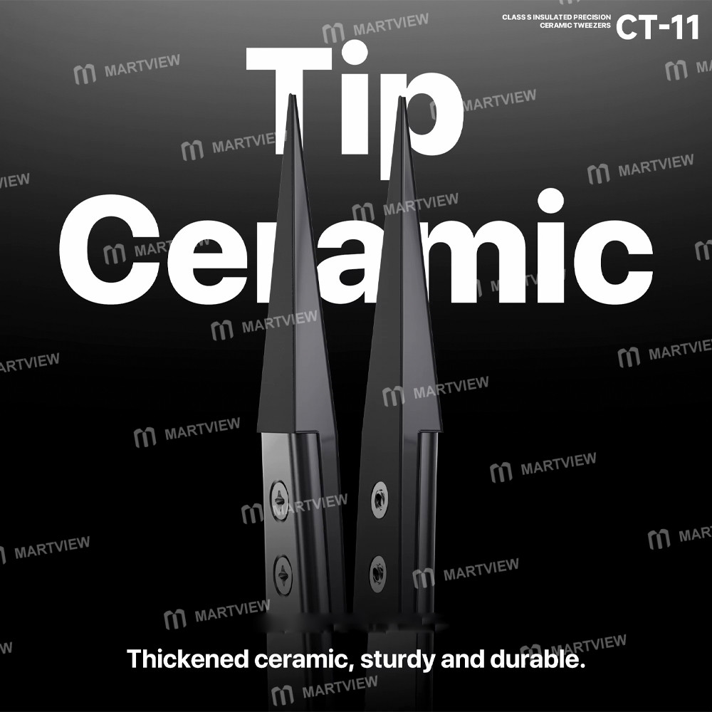 mechanic ct-11-non-magnetic-anti-static-class-s-insulated-precision-ceramic-tweezers-3