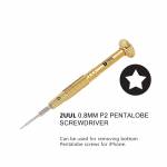 2UUL Brass Handle Heavy Weight Professional-grade Phone Repair Screwdriver Tools
