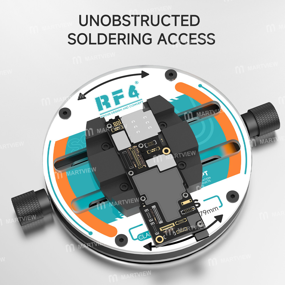 rf4 rf-ft13s-dual-knob-single-axis-ring-shaped-tempered-glass-motherboard-repair-fixture-3