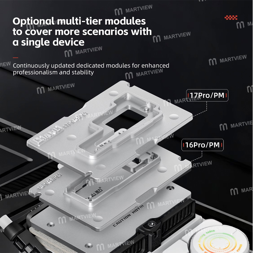 qianli f1x-smart-curved-heating-desoldering-platform-for-iphone-x-to-17pro-max-motherboard-layering-