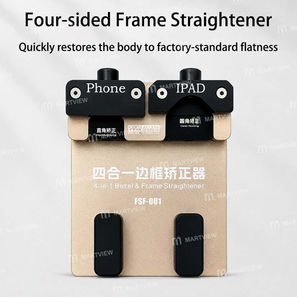 keguan fsf-001-4-in-1-bezel-frame-straightener-for-iphone-ipad-right-angle-rounded-corner-correction