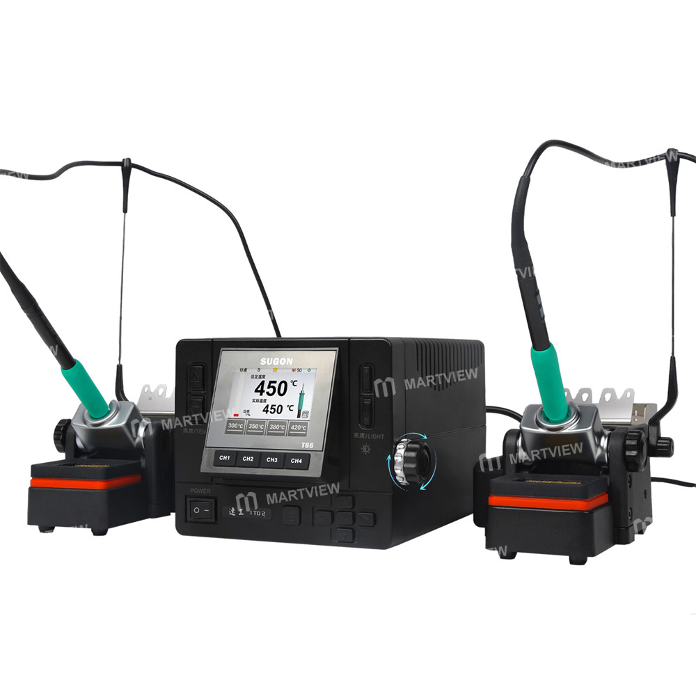 sugon t66-single-dual-station-smart-temperature-adjustable-digital-display-soldering-station-6