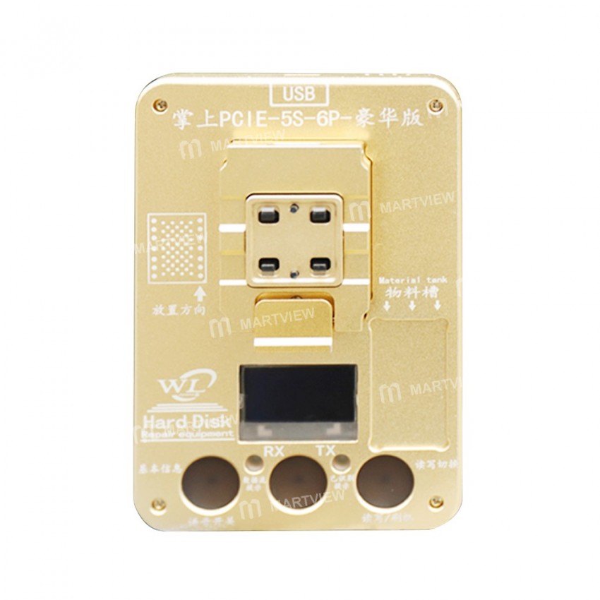 WL MINI Size 64 Bit IC Chip Programmer Tool Repair Mainboard Nand Flash HDD SN For iPhone 5S / 6 / 6