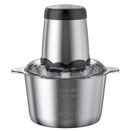 3L Large Household Electric Meat Grinder Stainless Steel 2 Gears 300W High Power Kitchen Cooker Blender