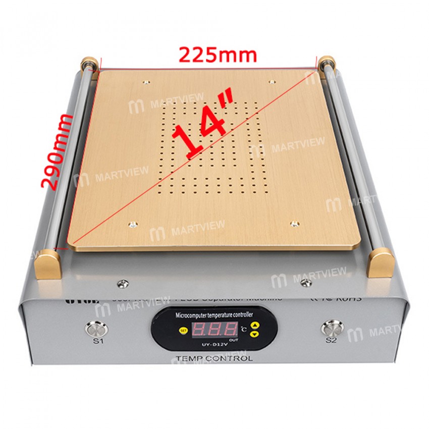 Uyue 968 Pro 14-inches LCD Screen Separator Machine Built-in Vacuum Pump