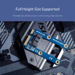 Orico MSTS7PW SATA 7Pin to mSATA Flat Type SSD Adapter Card Support Full Height Size