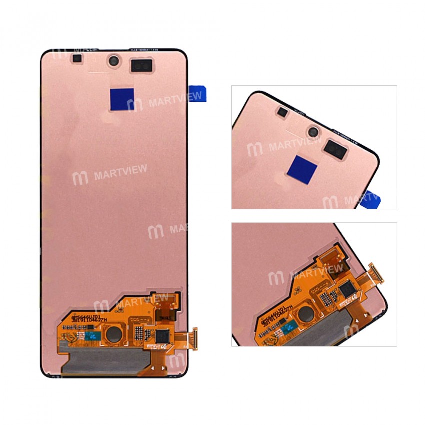 OLED LCD Display Touch Screen Digitizer Assembly Replacement for Samsung Galaxy A51 - Black