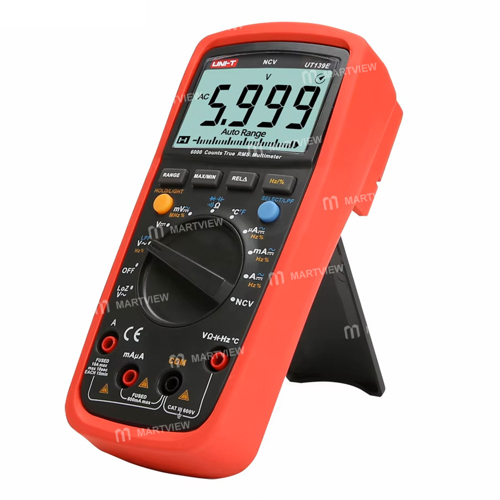 uni t-ut139e-true-rms-digital-multimeter-with-loz-low-impedance-input-and-lpf-low-pass-filter-functi