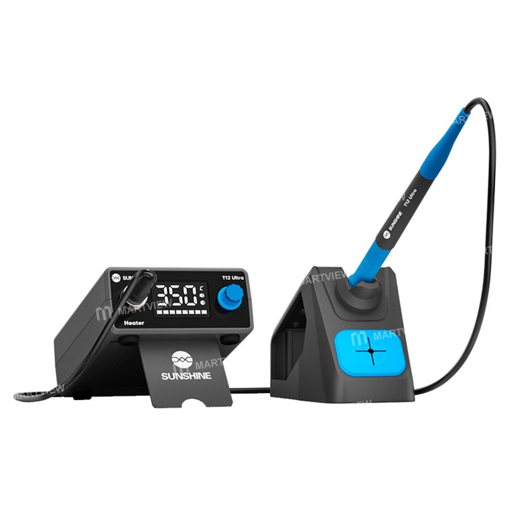 sunshine t12-ultra-smart-settings-soldering-station-with-retractable-stand-to-relieve-neck-strain-3