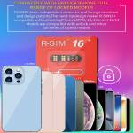 Replacement rsim 16 suitable for ios15 5g special unlock card have iccid imsi tmsi mic four unlock m