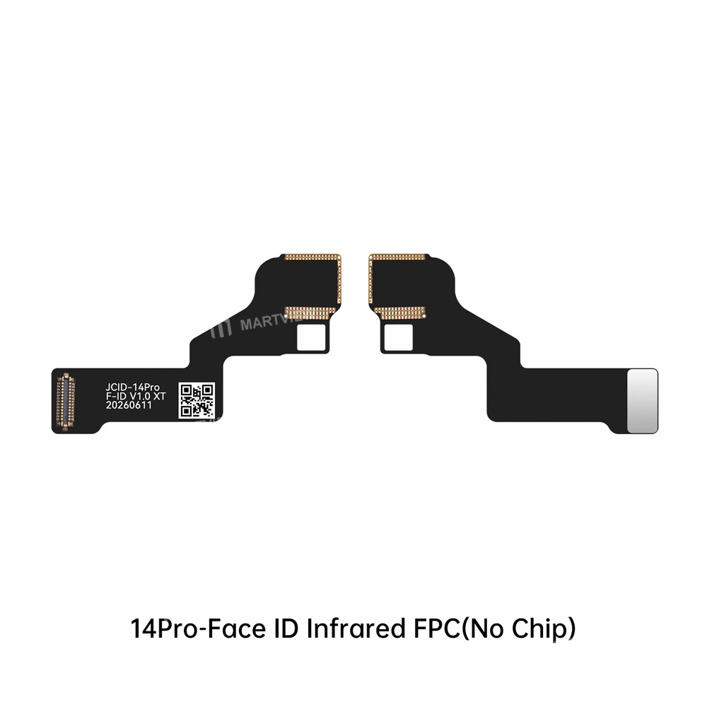 jcid face-id-dot-matrix-infrared-fpc-flex-cable-no-chip-for-iphone-14-to-17-full-series-4