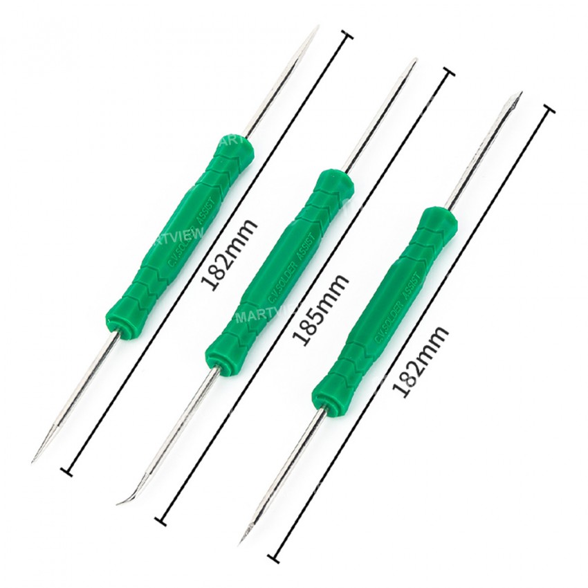 KGX-608 6-in-1 PCB Metal Cleaning Kit for Phone Motherboard Welding Cleaning