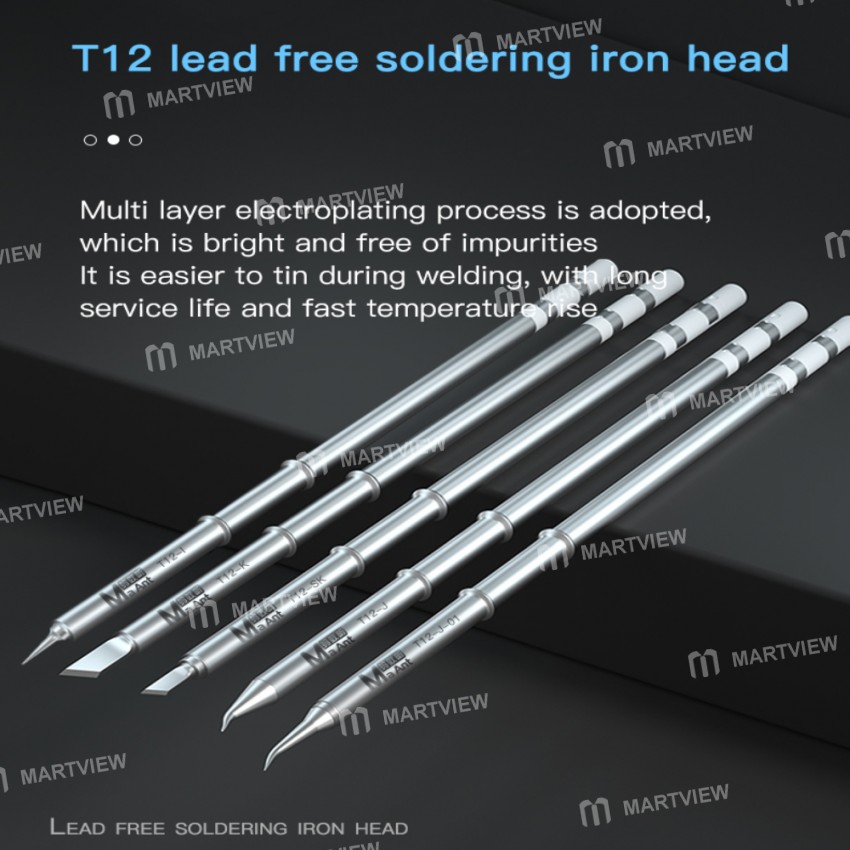 MaAnt T12 Soldering Iron Tip Professionally Suitable for Electronic Parts and Circuit Board Solderin