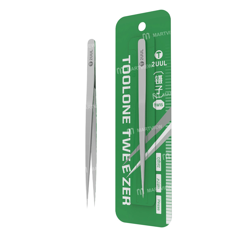 2uul tw15-extra-fine-stainless-steel-precision-tweezers-for-daily-use-1
