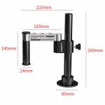 luowei lw-gk01-geek-future-360-rotatable-adjustable-microscope-stand-support-99-microscope-8