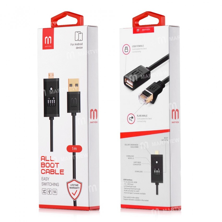 Martview All Boot Cable (EASY SWITCHING) + FREE Martview Micro USB to Type-C Adapter - Malaysia