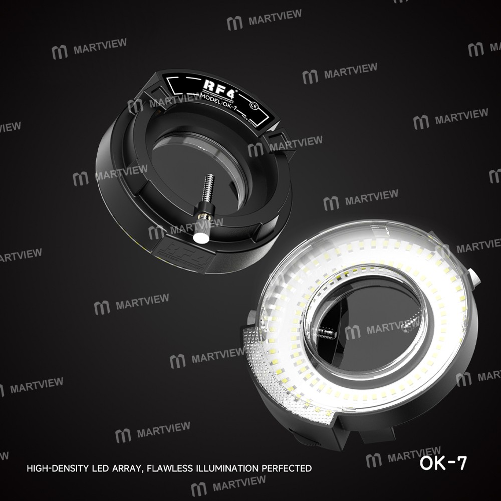 rf4 ok-7-adjustable-led-light-bead-ring-light-for-binocular-trinocular-stereo-microscope-3