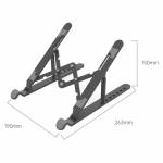 Orico PFB-A23 / A24 Portable 7-speed Adjust Foldable ABS / POM Laptop Stand for MacBook Tablets
