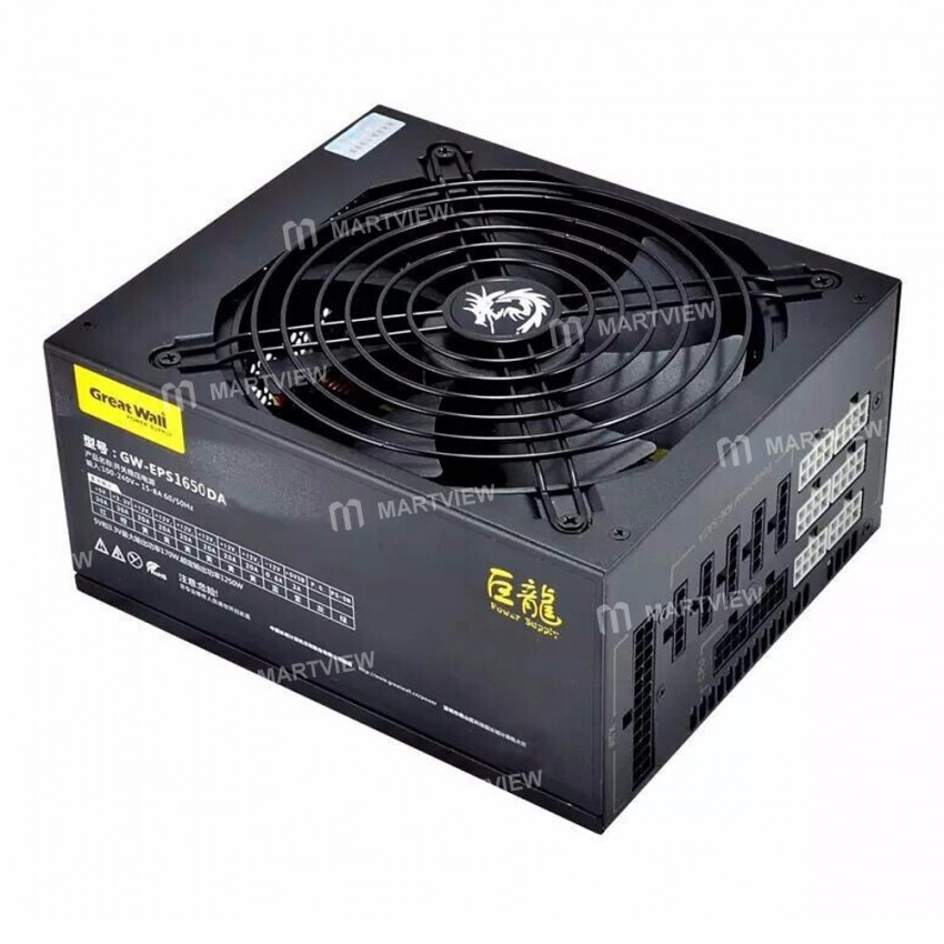 Great Wall GW-EPS1650DA 1650W 80Plus Gold Portable Full Module Power Supply