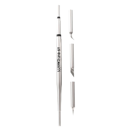 Luowei 210-3S Lead-Free Heating Core with 3Pcs Replacement Head for PCB Soldering Repair
