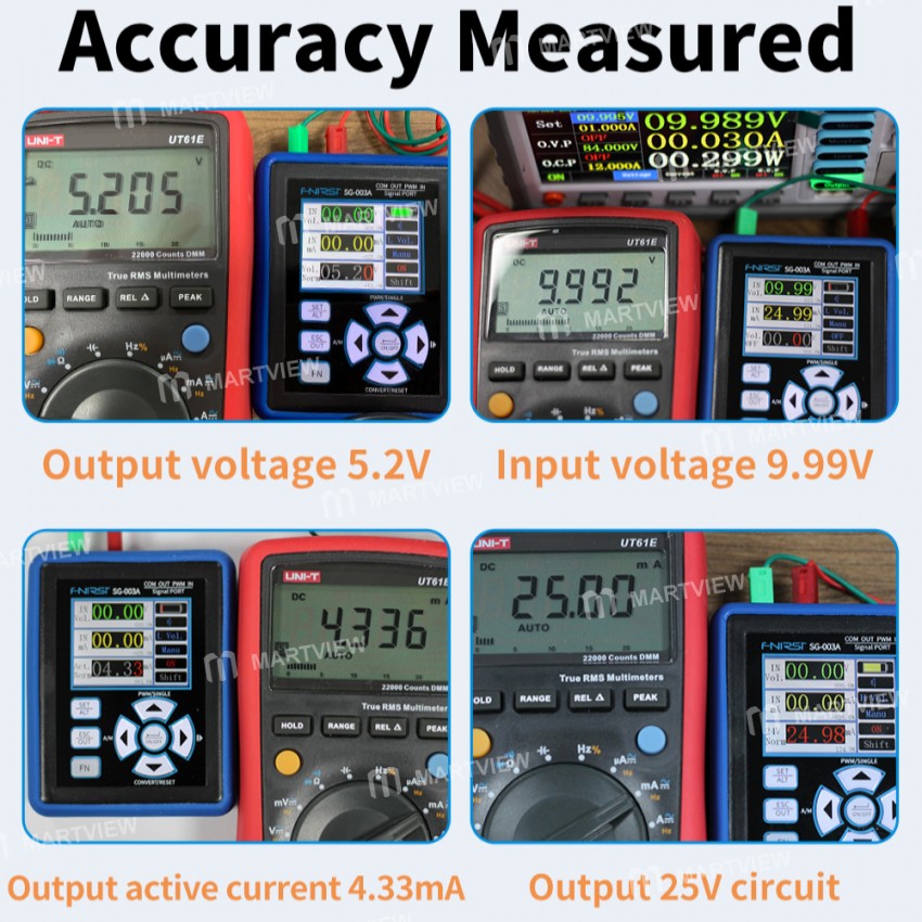 Fnirsi SG-003A 0-10V Signal Generator Adjustable Current Voltage Simulator